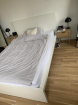 Ikea Malm Bett weiß 140 X 200 mit IKEA Lattenrost und Matratze
